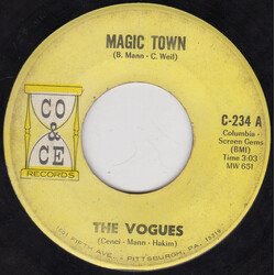 The Vogues Magic Town Vinyl 7" USED