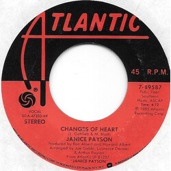 Janice Payson Changes Of Heart Vinyl 7" USED