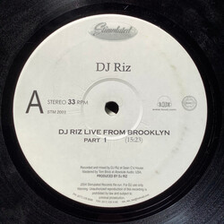 DJ Riz Live From Brooklyn Vinyl 12" USED