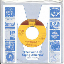 Eddie Kendricks It's So Hard For Me To Say Good-Bye / This Use To Be The Home Of Johnnie Mae Vinyl 7" USED