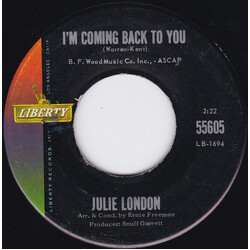 Julie London I'm Coming Back To You / When Snow Flakes Fall In The Summer Vinyl 7" USED