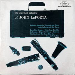 John LaPorta The Clarinet Artistry Of John LaPorta Vinyl LP USED