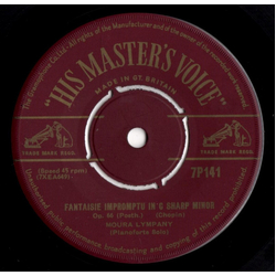 Dame Moura Lympany Fantaisie Impromptu In C Sharp Minor Vinyl 7" USED