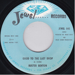 Buster Benton Money Is The Name Of The Game / Good To The Last Drop Vinyl 7" USED