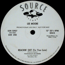 Lee Moore Reachin' Out (For Your Love) Vinyl 12" USED