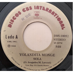 Yolandita Monge Sola Vinyl 7" USED