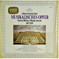 Johann Sebastian Bach / Aurèle Nicolet / Otto Büchner / Kurt Guntner / Siegfried Meinecke / Fritz Kiskalt / Hedwig Bilgram / Karl Richter Musikalische