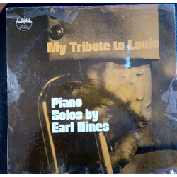 Earl Hines My Tribute To Louis: Piano Solos By Earl Hines Vinyl LP USED