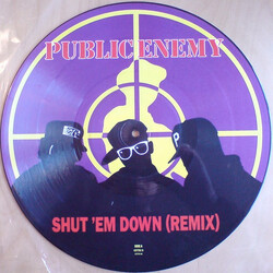 Public Enemy Shut 'Em Down (Remix) Vinyl 12" USED