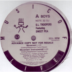 S.L. Troopers / Sweet Pea Movement / There It Is Vinyl 12" USED