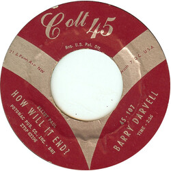 Barry Darvell How Will It End? Vinyl 7" USED