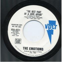 The Emotions The Best Part Of A Love Affair / I Like It Vinyl 7" USED