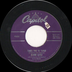 Jeanne Gayle Takes Two To Tango Vinyl 7" USED