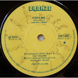 Uriah Heep Free me Vinyl 7" USED
