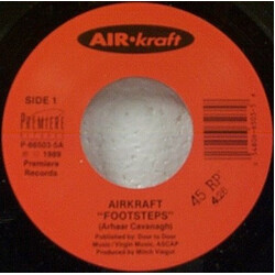 Airkraft (2) Footsteps / Rock City Vinyl 7" USED