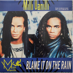 Milli Vanilli Blame It On The Rain Vinyl 12" USED