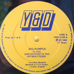 Dan Ratchet / The Offbeat Posse Big Rumpus / Wipe Those Tears Vinyl 12" USED