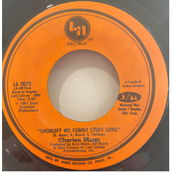 Charles Mann Shonuff No Funny Stuff Love Vinyl 7" USED