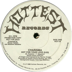 Charisma (16) Hot For Your Love Vinyl 12" USED
