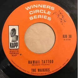The Waikiki's Hawaii Tattoo / Tahiti Tamoure Vinyl 7" USED