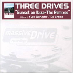 Three Drives Sunset On Ibiza (The Remixes Vol. 1) Vinyl 12" USED