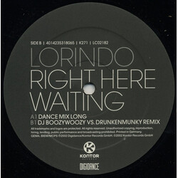 Lorindo Right Here Waiting Vinyl 12" USED