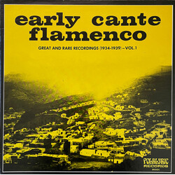 Various Early Cante Flamenco: Great And Rare Recordings (1934-1939) - Vol. 1 Vinyl LP USED