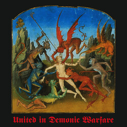 Goatpenis / Demonic Apparition United In Demonic Warfare Vinyl LP USED