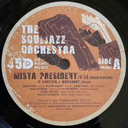 The Souljazz Orchestra Mista President Vinyl 7" USED