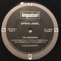 Ahmad Jamal The Awakening / I Love Music Vinyl 7" USED