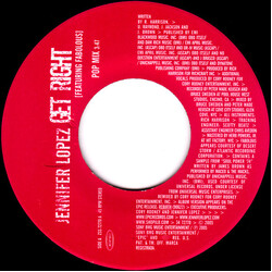 Jennifer Lopez Get Right Vinyl 7" USED