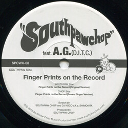 Southpaw Chop / AG Finger Prints On The Record Vinyl 7" USED
