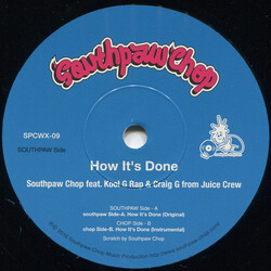 Southpaw Chop / Kool G Rap / Craig G How It's Done Vinyl 7" USED