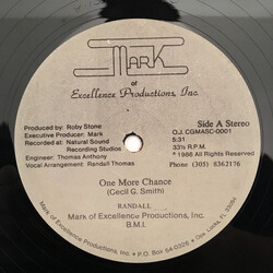 Randall (4) One More Chance Vinyl 12" USED