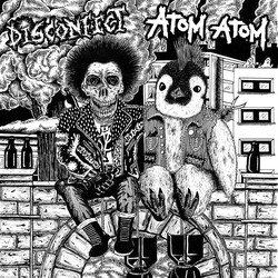 Atom Atom / Disconfect (2) Split EP Vinyl 7" USED