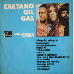 Caetano Veloso / Gilberto Gil / Gal Costa Caetano Gil Gal Vinyl LP USED