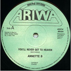 Annette B You'll Never Get To Heaven / Oh Hell! Vinyl 12" USED