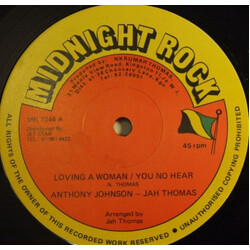 Anthony Johnson / Jah Thomas Loving A Woman / You No Hear Vinyl 12" USED