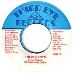 Dennis Malcolm If I Did You Wrong Vinyl 7" USED