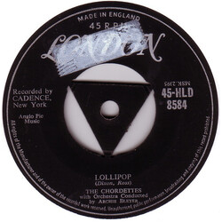 The Chordettes Lollipop Vinyl 7" USED