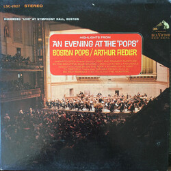 Boston Pops Orchestra / Arthur Fiedler Highlights From An Evening At The "Pops" Vinyl LP USED
