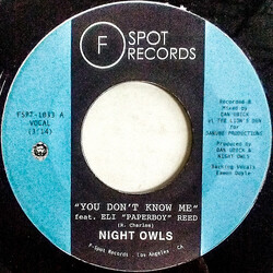 Night Owls (6) You Don't Know Me / If You Let Me Vinyl 7" USED