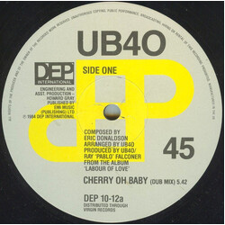 UB40 Cherry Oh Baby (Dub Mix) Vinyl 12" USED