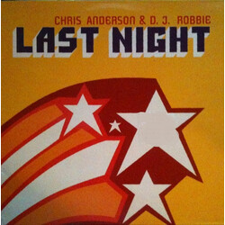 Chris Anderson & DJ Robbie Last Night Vinyl 12" USED