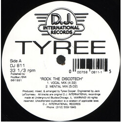 Tyree Cooper Rock The Discotech Vinyl 12" USED