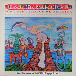 Quilapayún / Paloma San Basilio Los Tres Tiempos de América - Sinfonía En Tres Partes de Luis Advis Vinyl LP USED