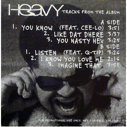 Heavy D Heavy: Tracks From The Album Vinyl 12" USED