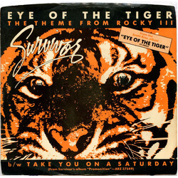 Survivor Eye Of The Tiger / Take You on a Saturday Vinyl 7" USED