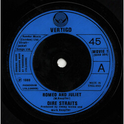 Dire Straits Romeo And Juliet Vinyl 7" USED