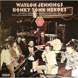 Waylon Jennings Honky Tonk Heroes Vinyl LP USED